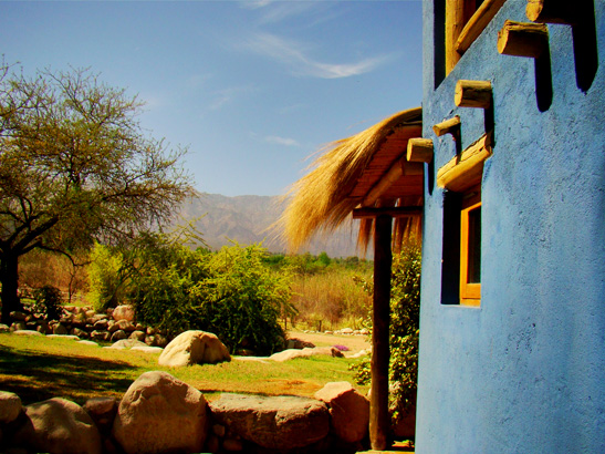 Vista a las montañas